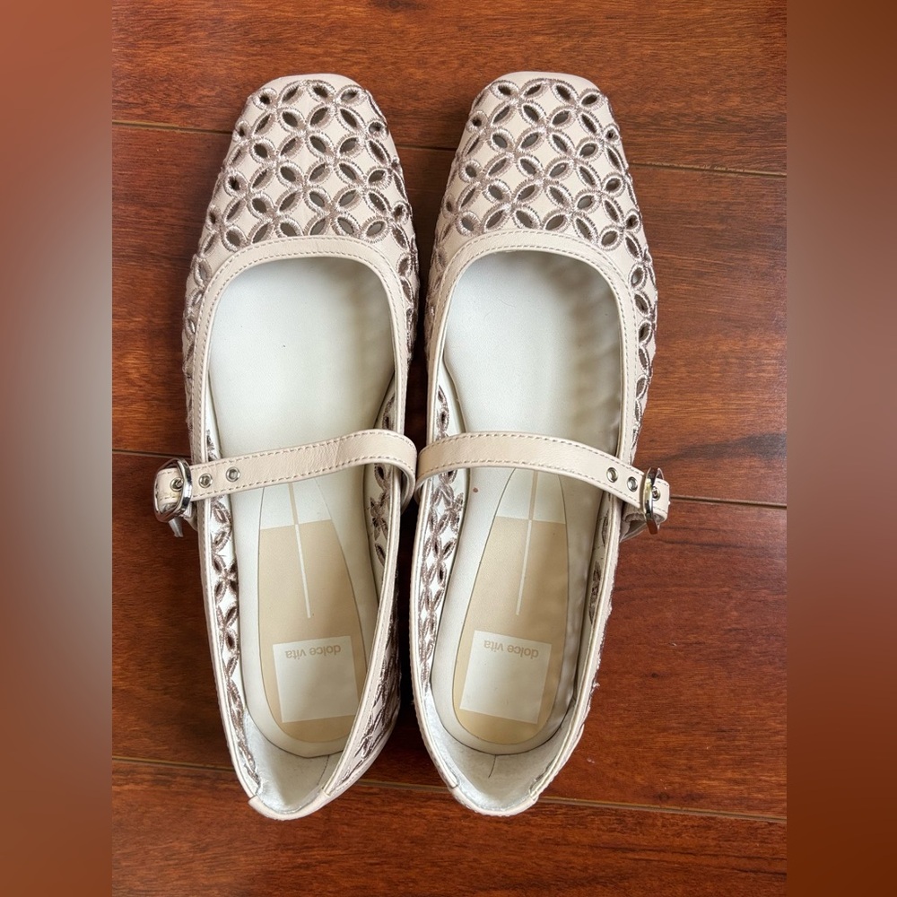 Dolce Vita Eyelet Mary Jane Flats